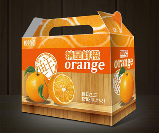 橙子彩箱包裝盒的材料是什么樣的？