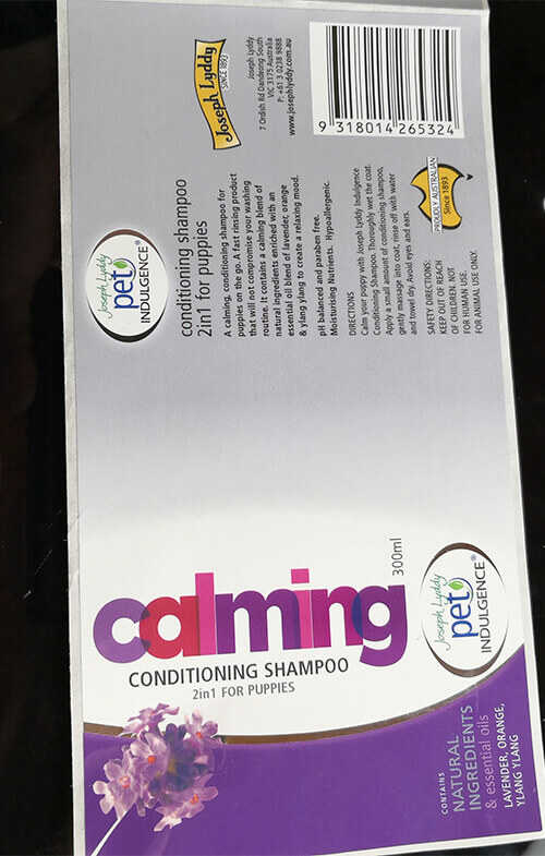 洗發(fā)水標簽